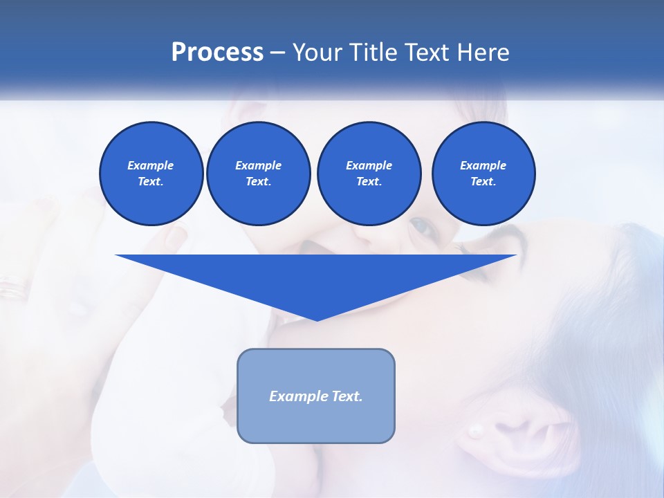 A Woman Holding A Baby In Her Arms PowerPoint Template