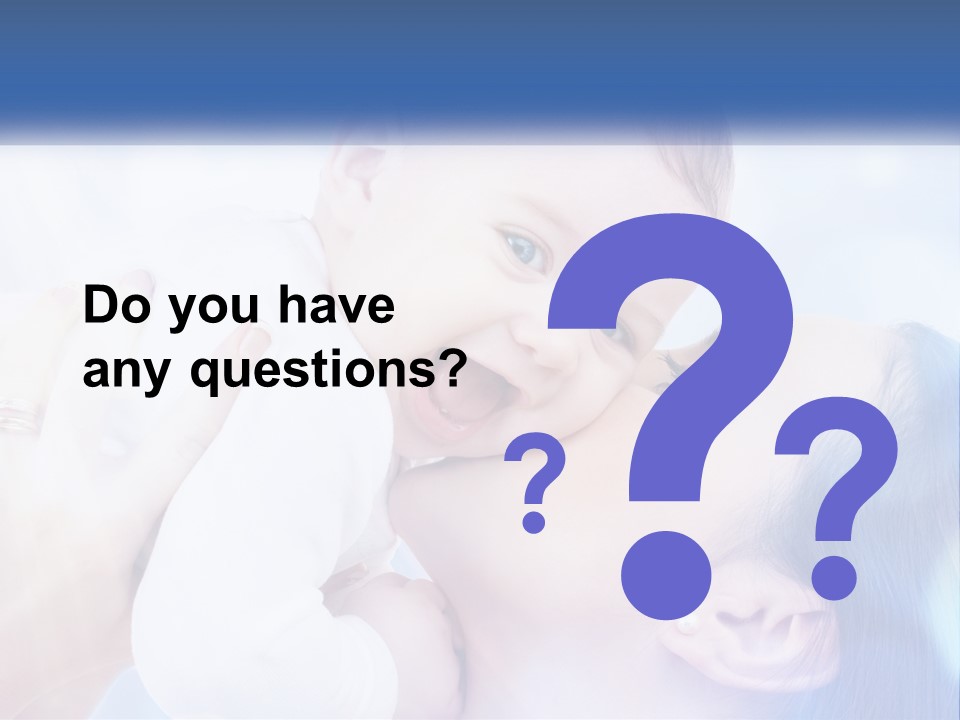 A Woman Holding A Baby In Her Arms PowerPoint Template