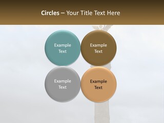 A Statue On Top Of A Pillar With A Golden Angel On Top PowerPoint Template
