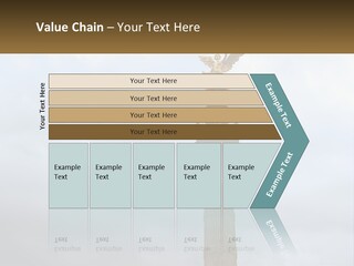 A Statue On Top Of A Pillar With A Golden Angel On Top PowerPoint Template