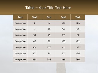 A Statue On Top Of A Pillar With A Golden Angel On Top PowerPoint Template