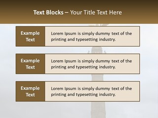 A Statue On Top Of A Pillar With A Golden Angel On Top PowerPoint Template