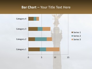 A Statue On Top Of A Pillar With A Golden Angel On Top PowerPoint Template