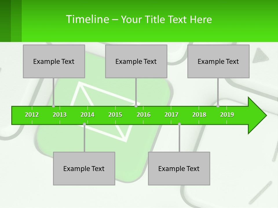 A Computer Keyboard With A Green Email Button On It PowerPoint Template