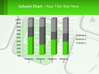 A Computer Keyboard With A Green Email Button On It PowerPoint Template