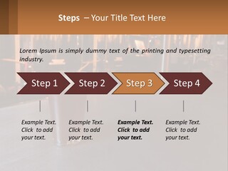 A Glass Of Beer Sitting On A Bar PowerPoint Template