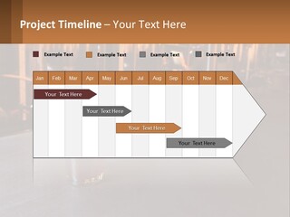 A Glass Of Beer Sitting On A Bar PowerPoint Template