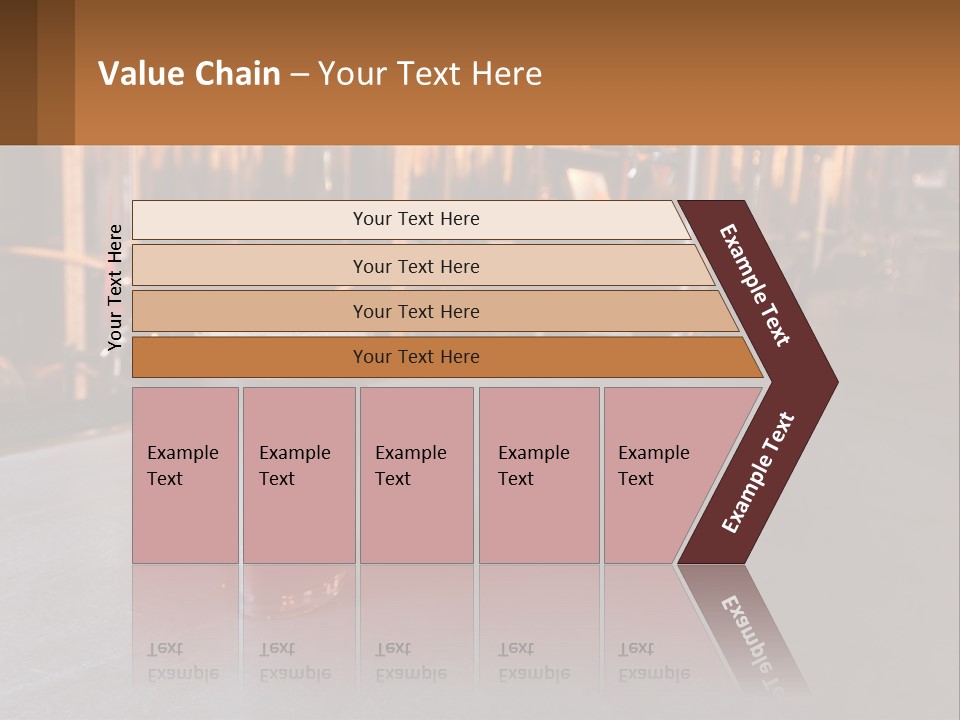 A Glass Of Beer Sitting On A Bar PowerPoint Template