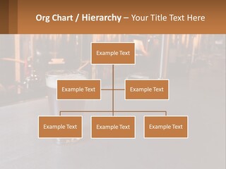 A Glass Of Beer Sitting On A Bar PowerPoint Template