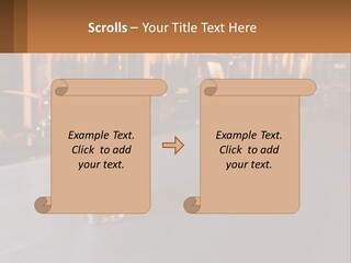 A Glass Of Beer Sitting On A Bar PowerPoint Template