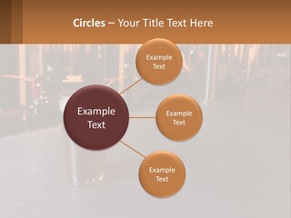 A Glass Of Beer Sitting On A Bar PowerPoint Template