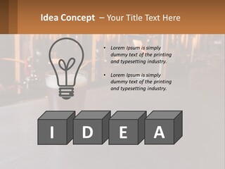 A Glass Of Beer Sitting On A Bar PowerPoint Template