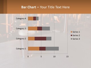 A Glass Of Beer Sitting On A Bar PowerPoint Template