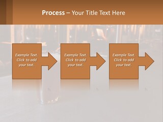 A Glass Of Beer Sitting On A Bar PowerPoint Template