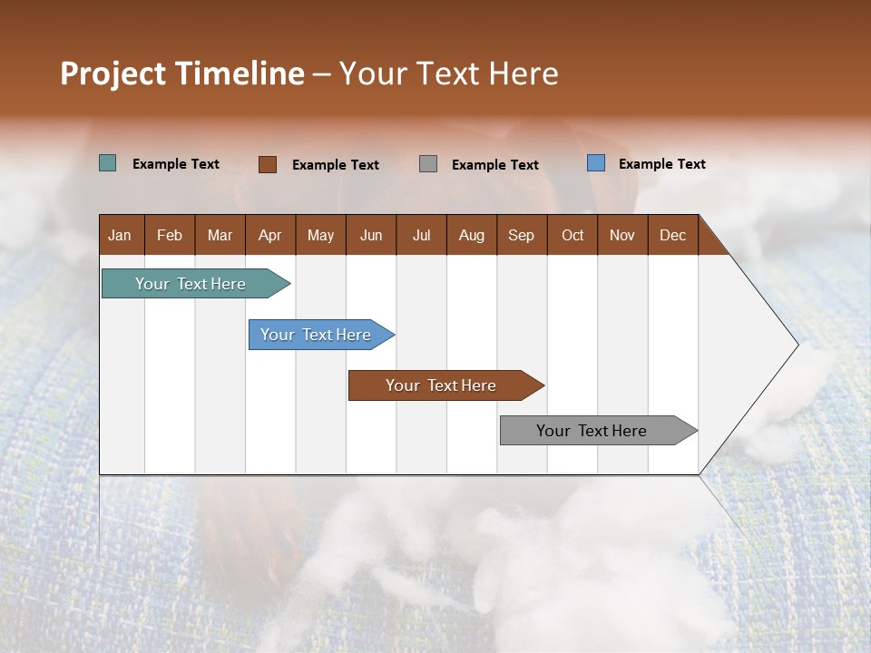 A Brown Dog Laying On Top Of A Pile Of Cotton PowerPoint Template