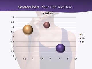 A Woman In A Purple Tank Top Holding Her Finger To Her Lips PowerPoint Template