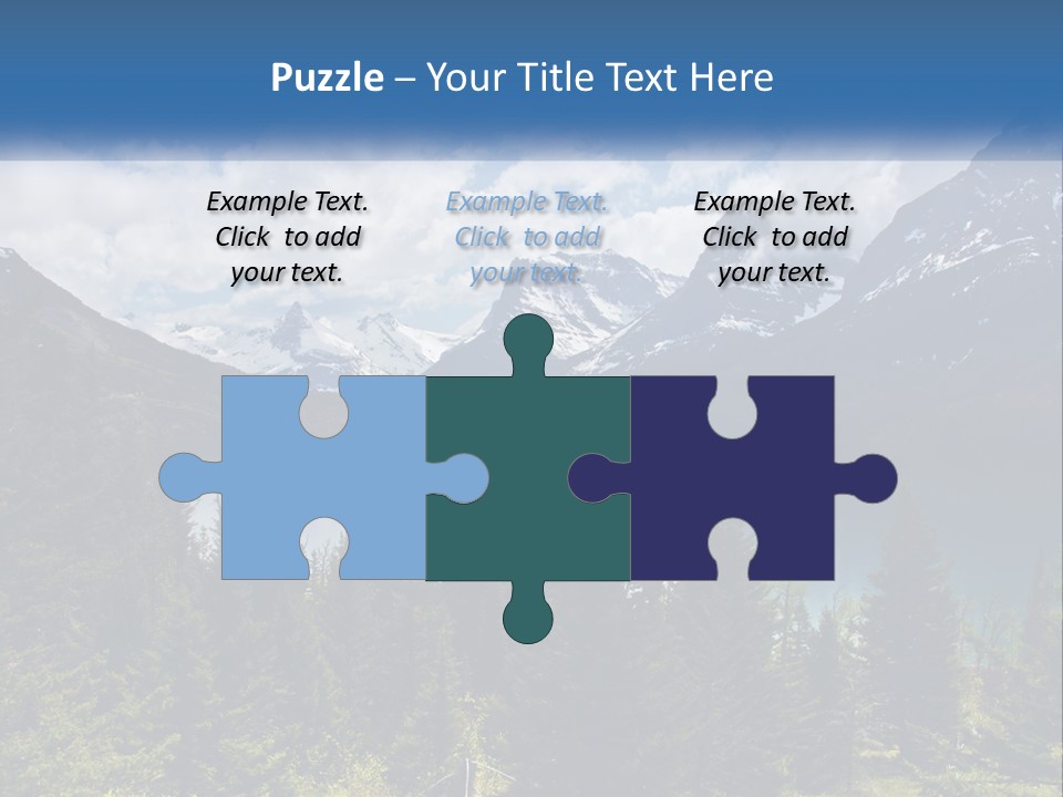 A Scenic View Of A Lake Surrounded By Mountains PowerPoint Template