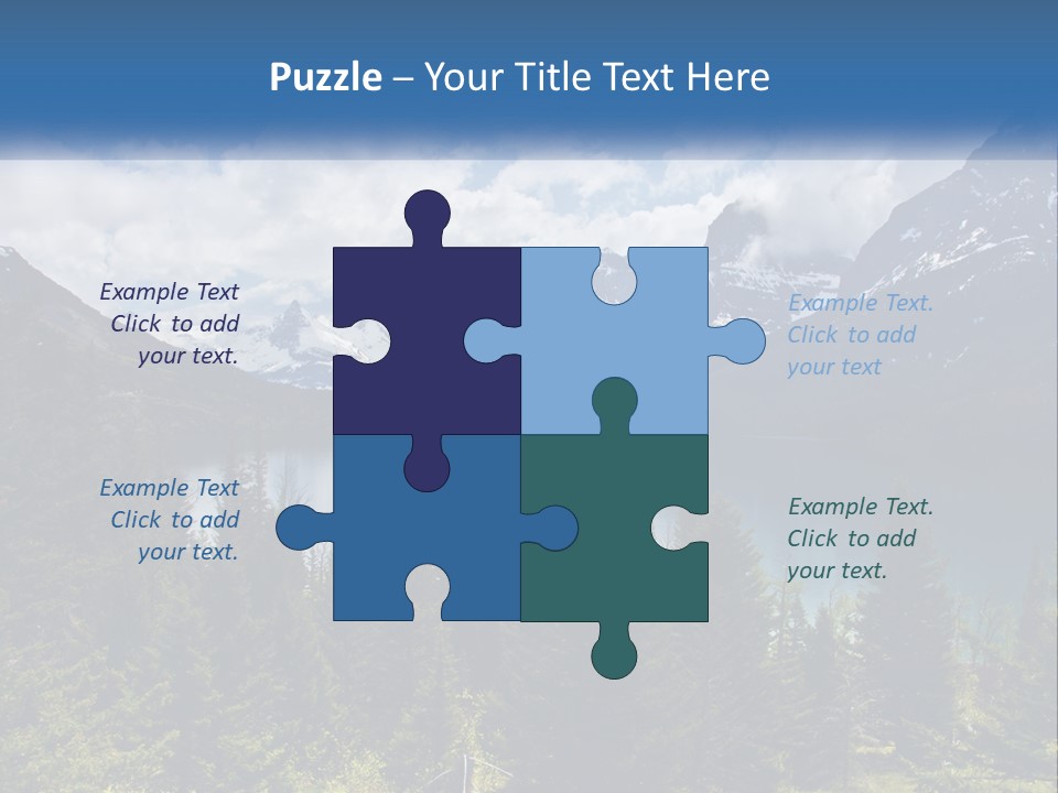 A Scenic View Of A Lake Surrounded By Mountains PowerPoint Template