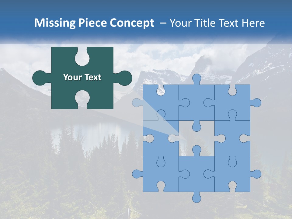 A Scenic View Of A Lake Surrounded By Mountains PowerPoint Template
