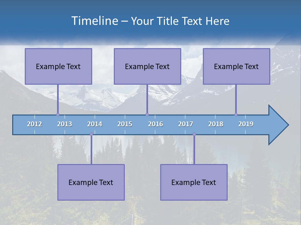 A Scenic View Of A Lake Surrounded By Mountains PowerPoint Template