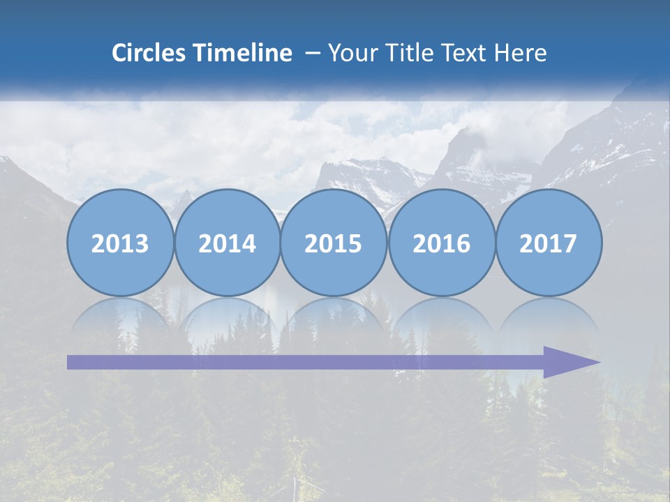 A Scenic View Of A Lake Surrounded By Mountains PowerPoint Template