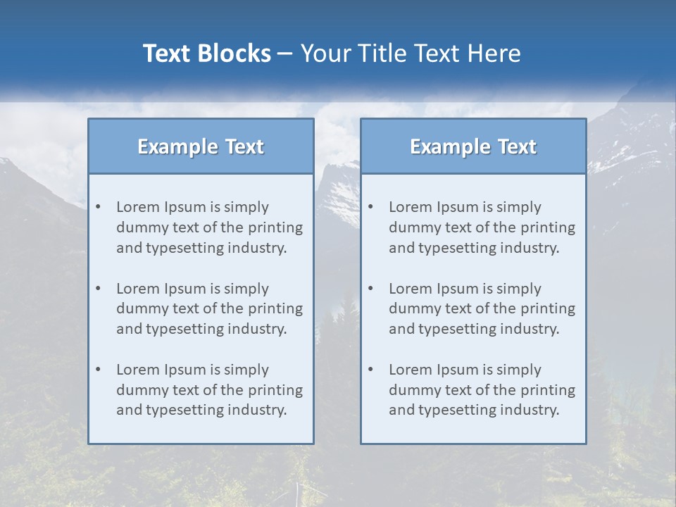 A Scenic View Of A Lake Surrounded By Mountains PowerPoint Template
