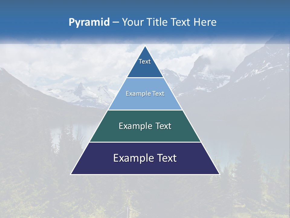 A Scenic View Of A Lake Surrounded By Mountains PowerPoint Template