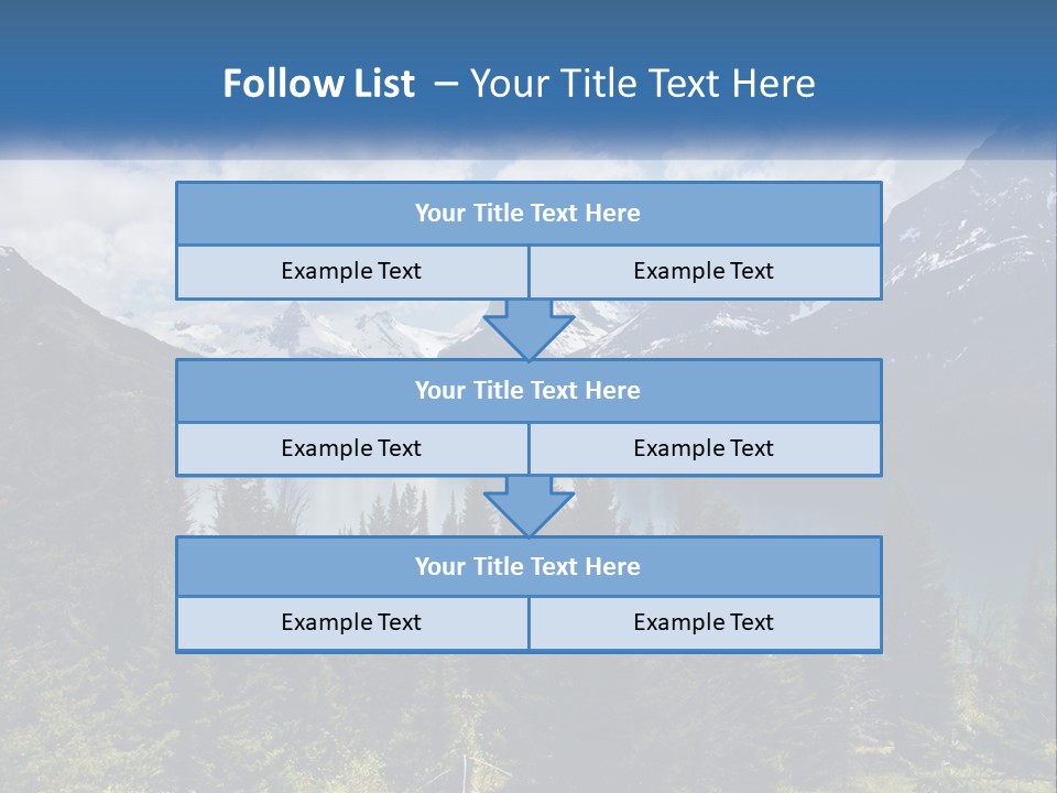 A Scenic View Of A Lake Surrounded By Mountains PowerPoint Template