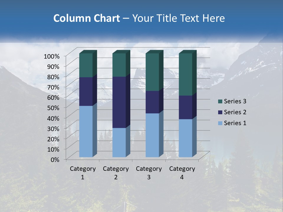 A Scenic View Of A Lake Surrounded By Mountains PowerPoint Template
