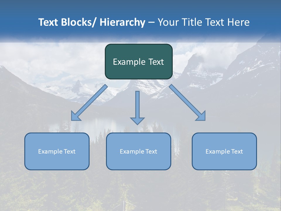 A Scenic View Of A Lake Surrounded By Mountains PowerPoint Template