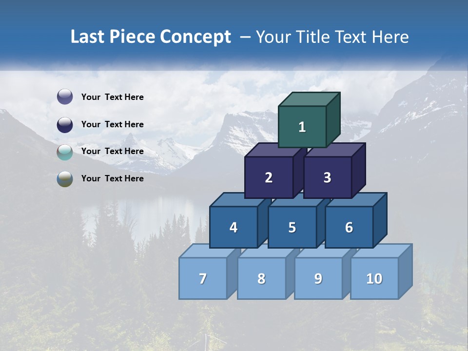 A Scenic View Of A Lake Surrounded By Mountains PowerPoint Template