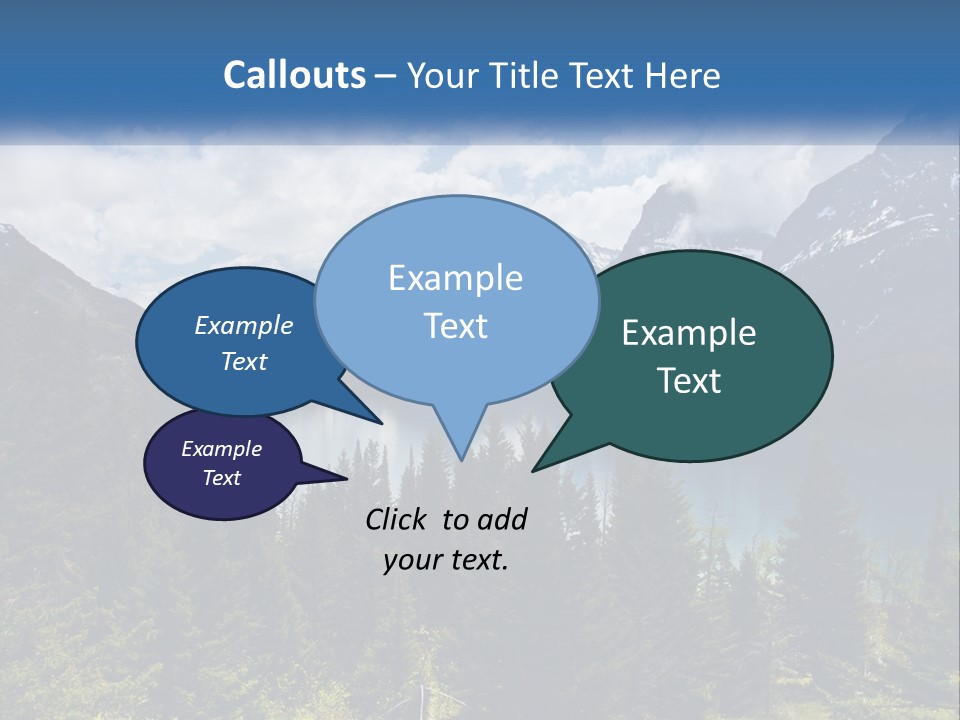 A Scenic View Of A Lake Surrounded By Mountains PowerPoint Template