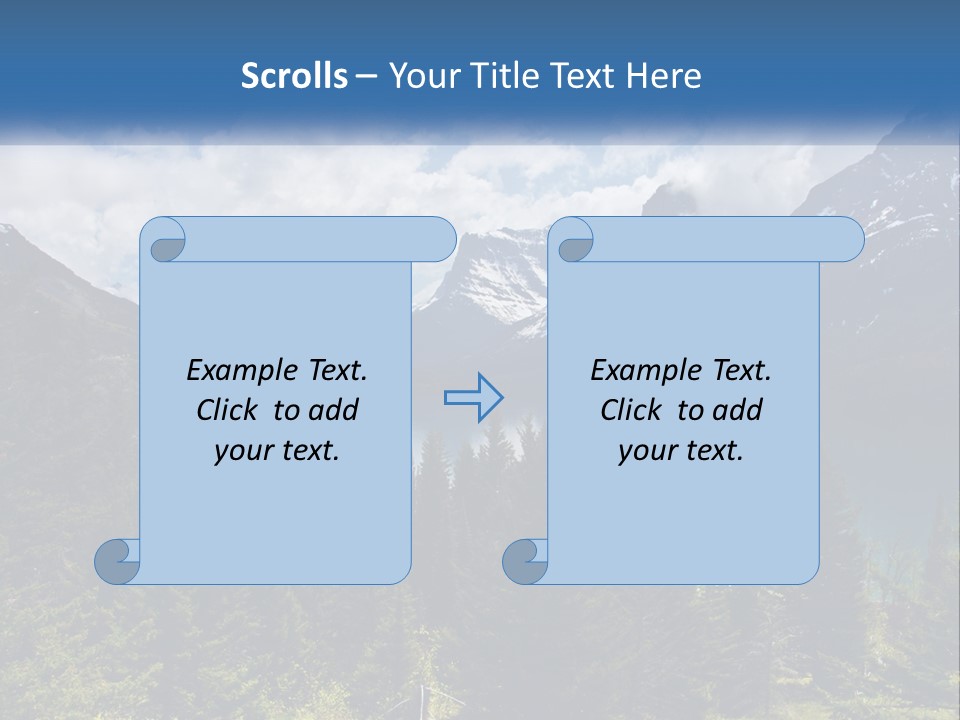 A Scenic View Of A Lake Surrounded By Mountains PowerPoint Template