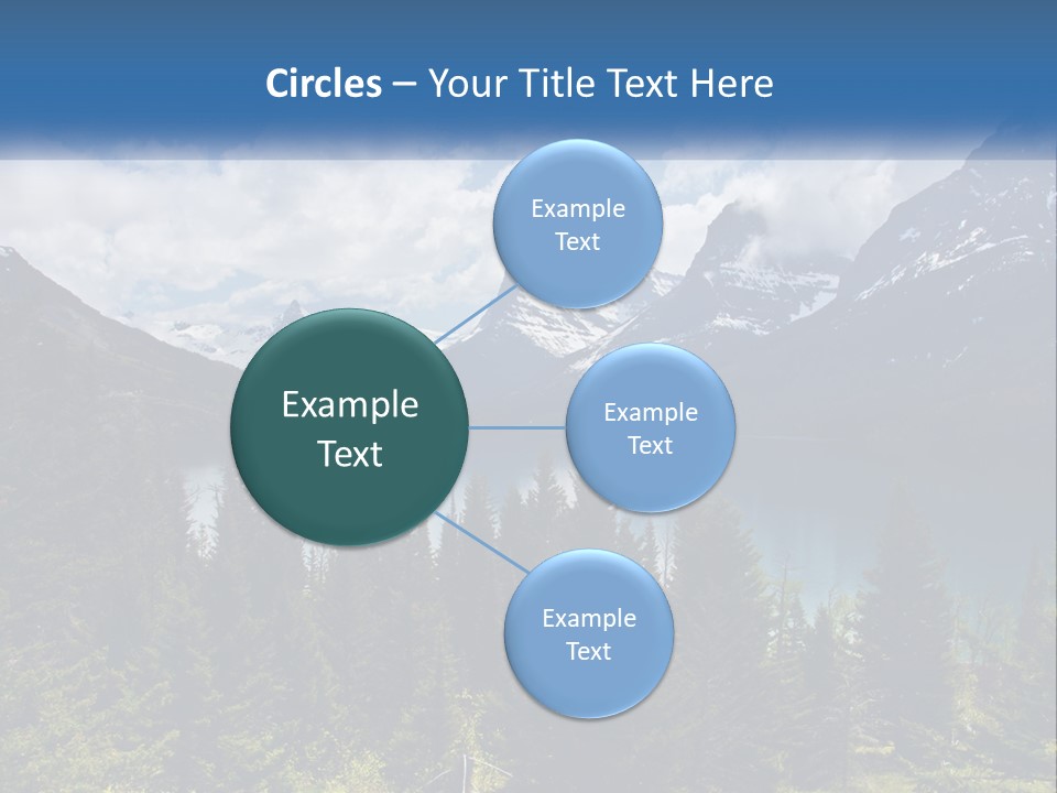 A Scenic View Of A Lake Surrounded By Mountains PowerPoint Template
