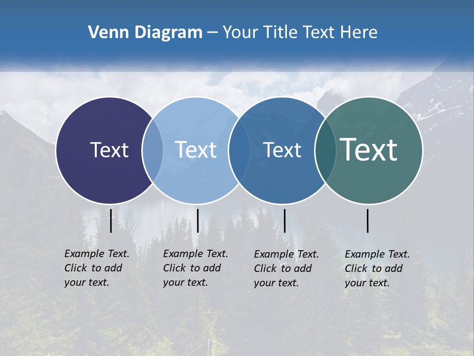 A Scenic View Of A Lake Surrounded By Mountains PowerPoint Template