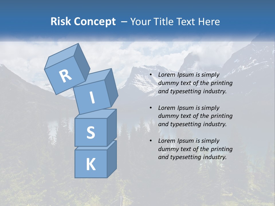 A Scenic View Of A Lake Surrounded By Mountains PowerPoint Template