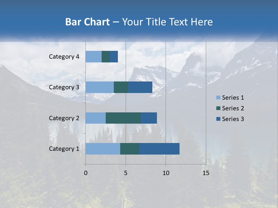 A Scenic View Of A Lake Surrounded By Mountains PowerPoint Template