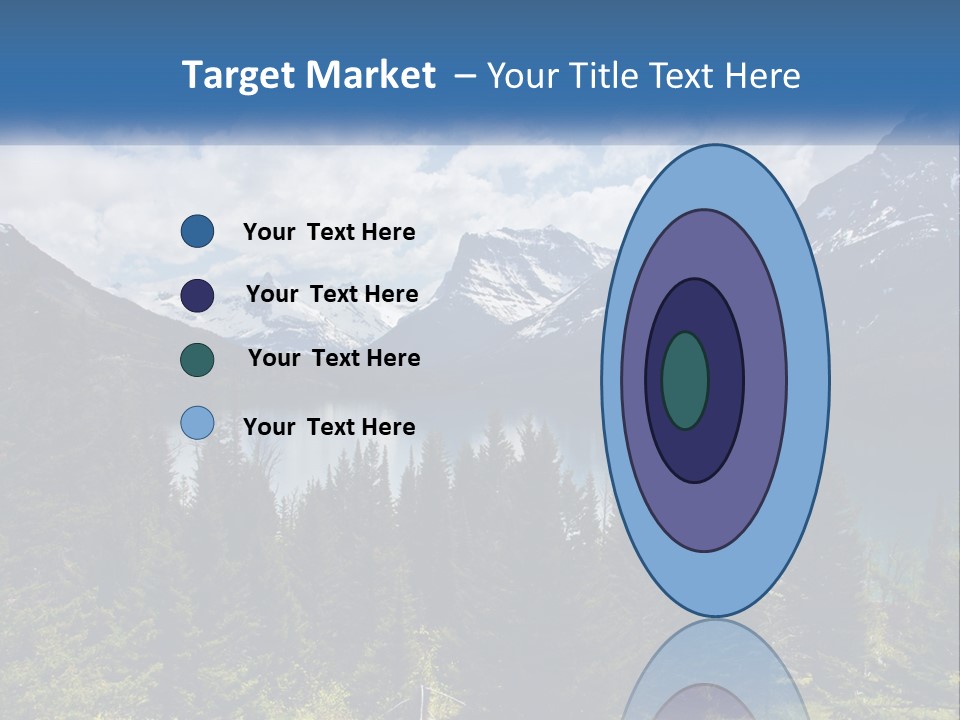 A Scenic View Of A Lake Surrounded By Mountains PowerPoint Template