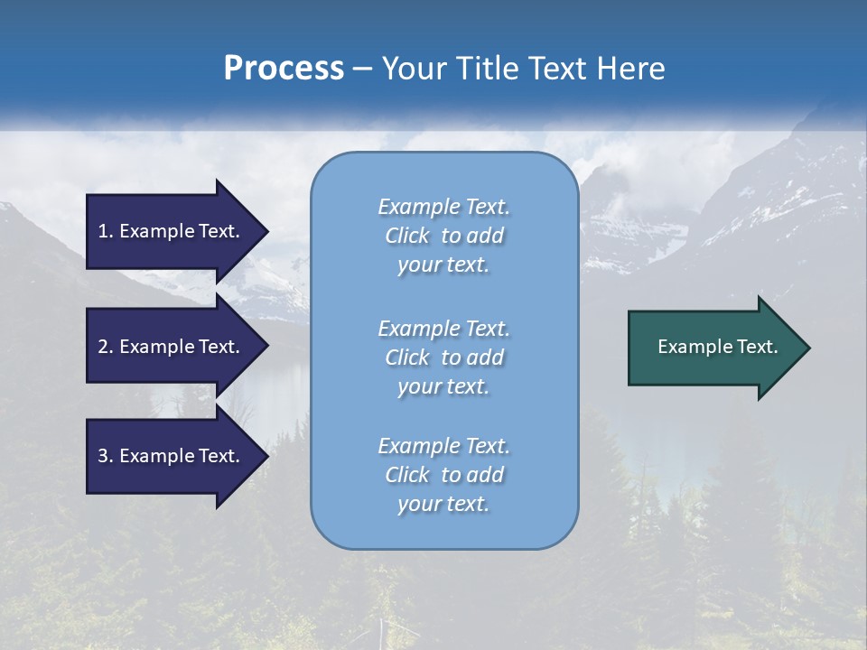 A Scenic View Of A Lake Surrounded By Mountains PowerPoint Template