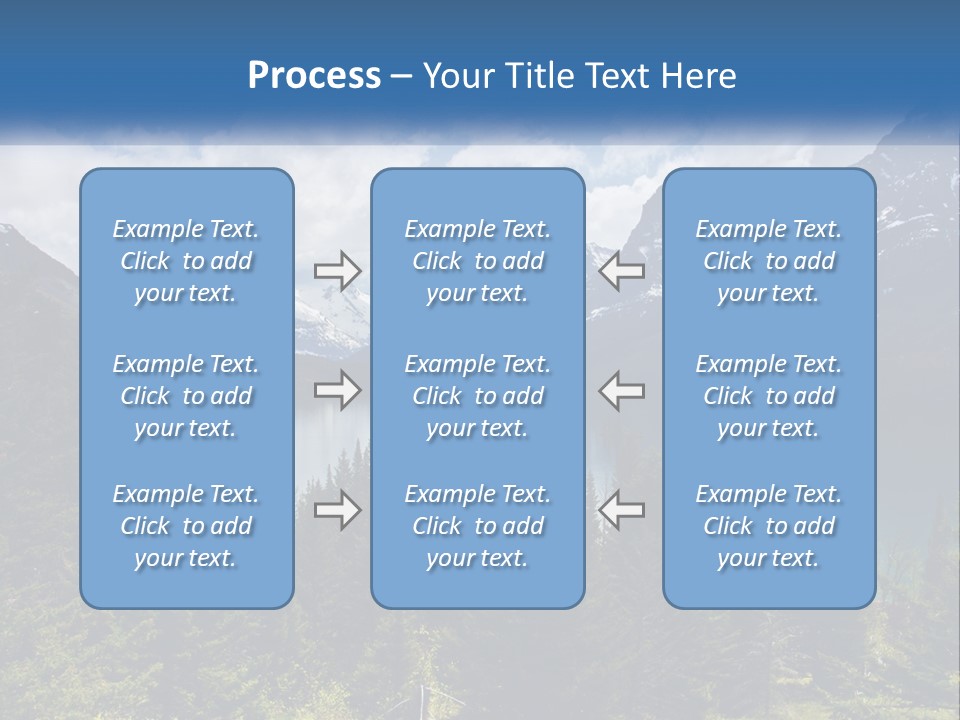 A Scenic View Of A Lake Surrounded By Mountains PowerPoint Template