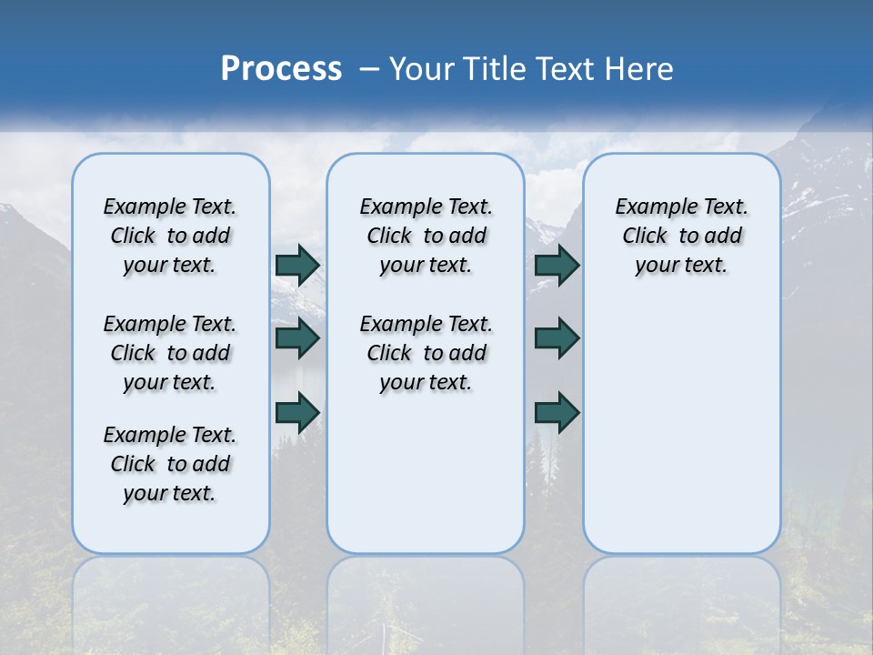 A Scenic View Of A Lake Surrounded By Mountains PowerPoint Template