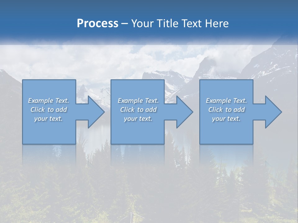 A Scenic View Of A Lake Surrounded By Mountains PowerPoint Template