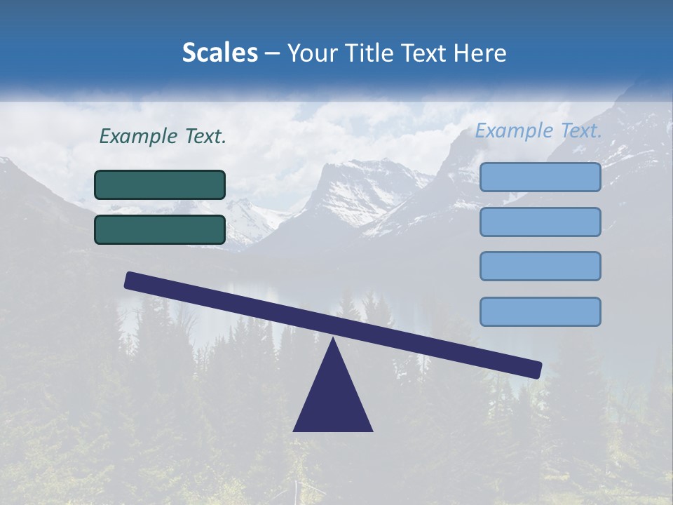 A Scenic View Of A Lake Surrounded By Mountains PowerPoint Template