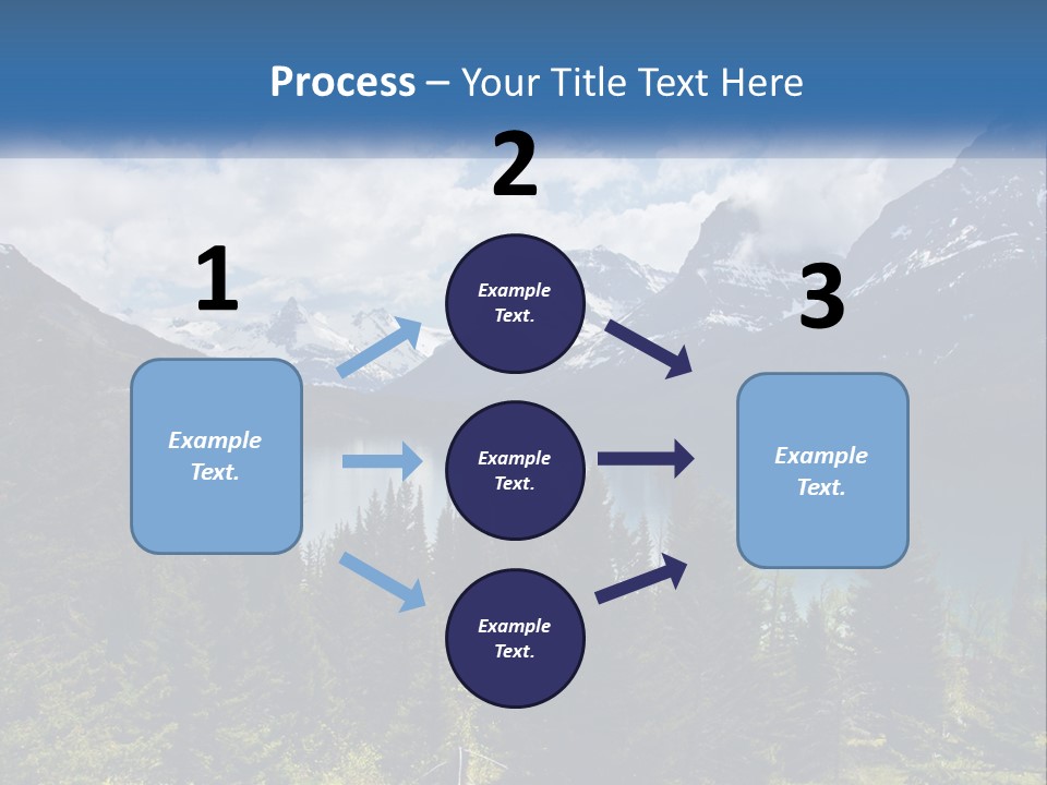 A Scenic View Of A Lake Surrounded By Mountains PowerPoint Template