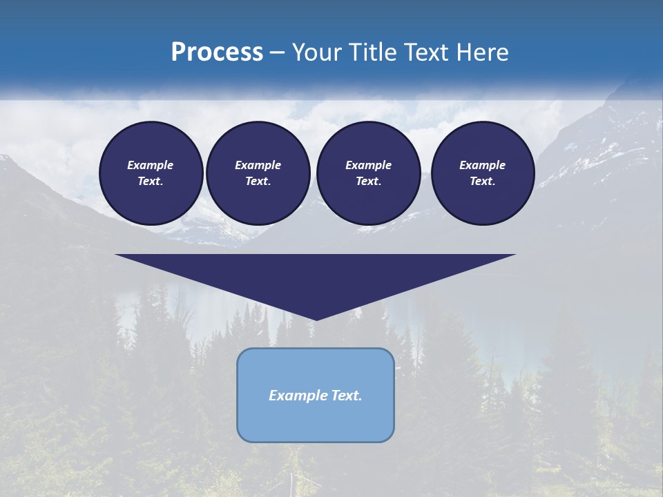 A Scenic View Of A Lake Surrounded By Mountains PowerPoint Template