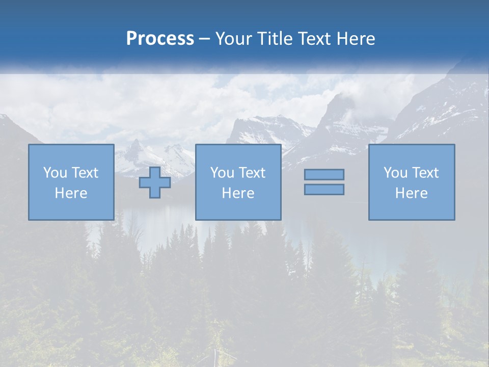 A Scenic View Of A Lake Surrounded By Mountains PowerPoint Template