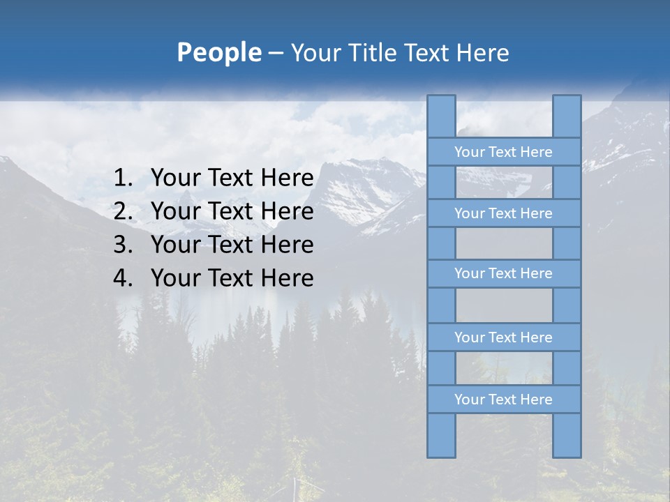 A Scenic View Of A Lake Surrounded By Mountains PowerPoint Template