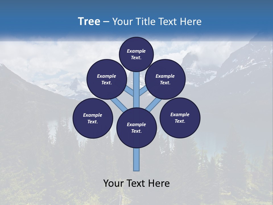 A Scenic View Of A Lake Surrounded By Mountains PowerPoint Template