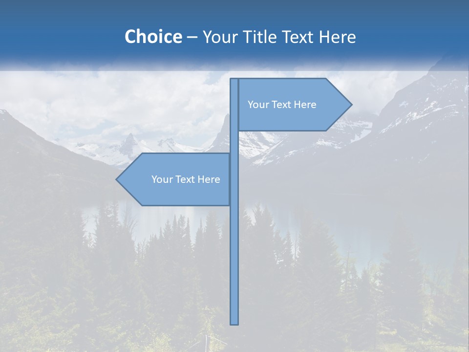 A Scenic View Of A Lake Surrounded By Mountains PowerPoint Template