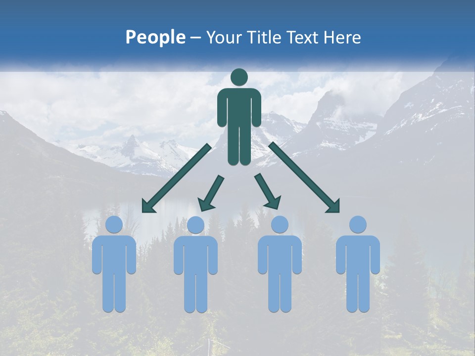 A Scenic View Of A Lake Surrounded By Mountains PowerPoint Template